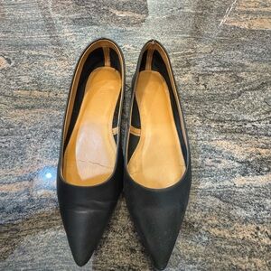 J. Crew Women's Black Pointed Loafers
